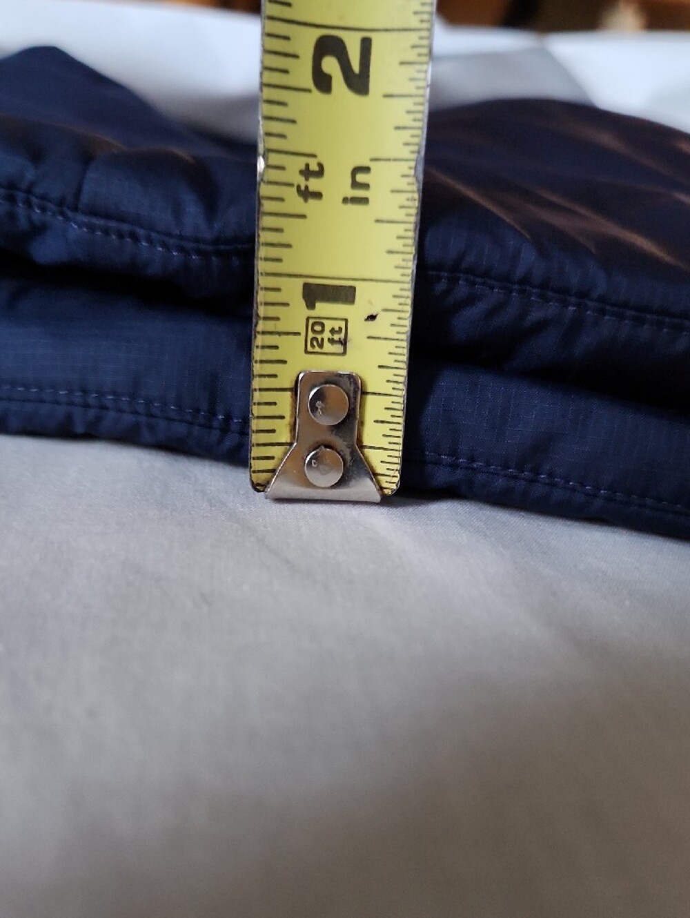The North Face Women's Navy Packable Puffer Vest (Flare Vest) - Picture 12 of 12